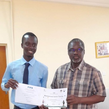 GFF prexy receives Dr. Muhammed Lamin Touray