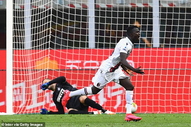 Musa Juwara helps Bologna beat Inter