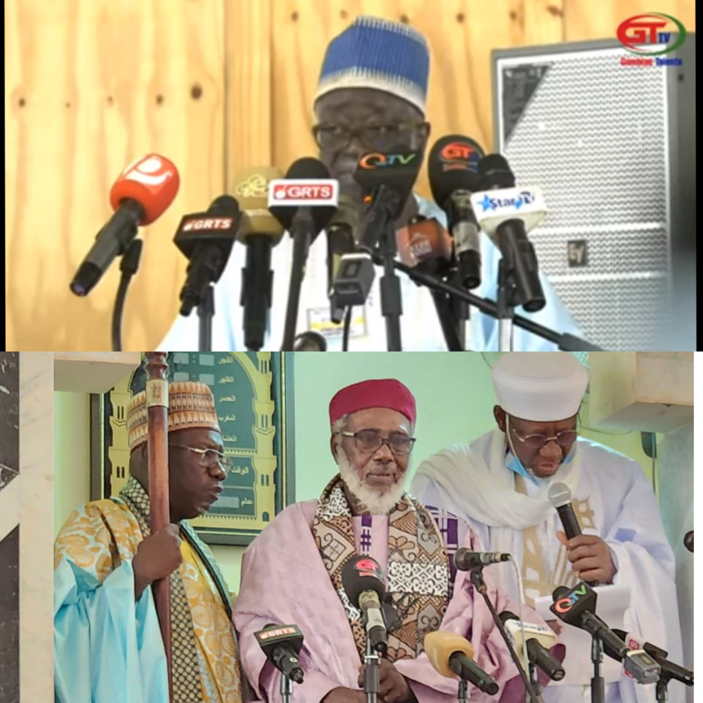 Banjul Muslim Elders meet Barrow