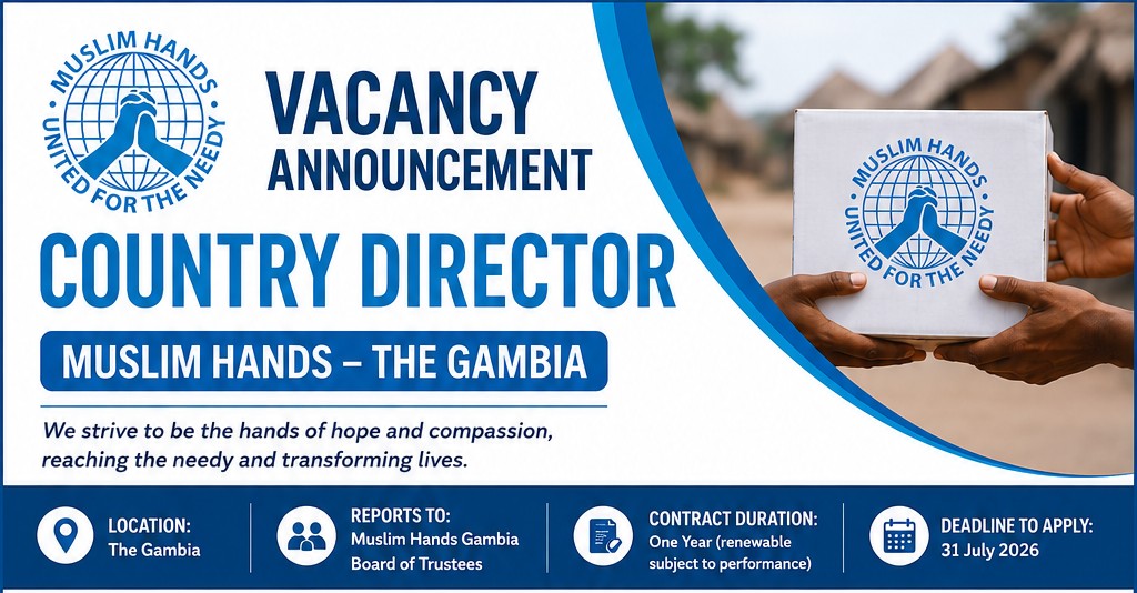 Muslim Hands Vacancy Announcement: Country Director
