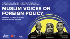 Muslim voices on foreign policy event set for Sep. 25th