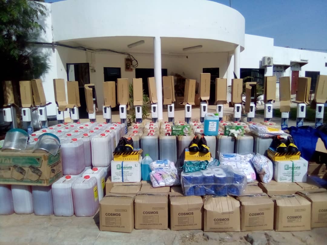 NEA, UNDP present covid-19 materials to municipalities