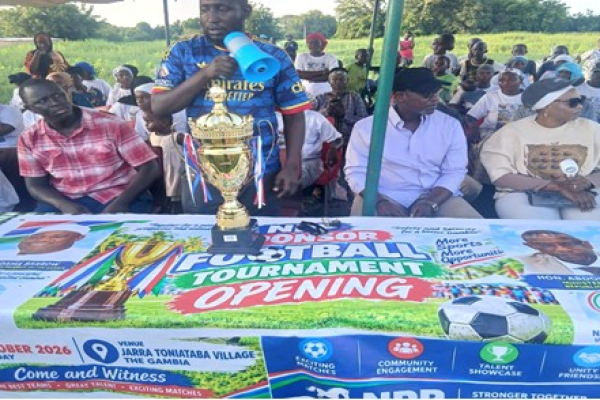 NPP Tournament: Minister Abdoulie Sanyang reaffirms commitment to youth development