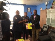 NRA presents safety jackets, torch lights to GPF