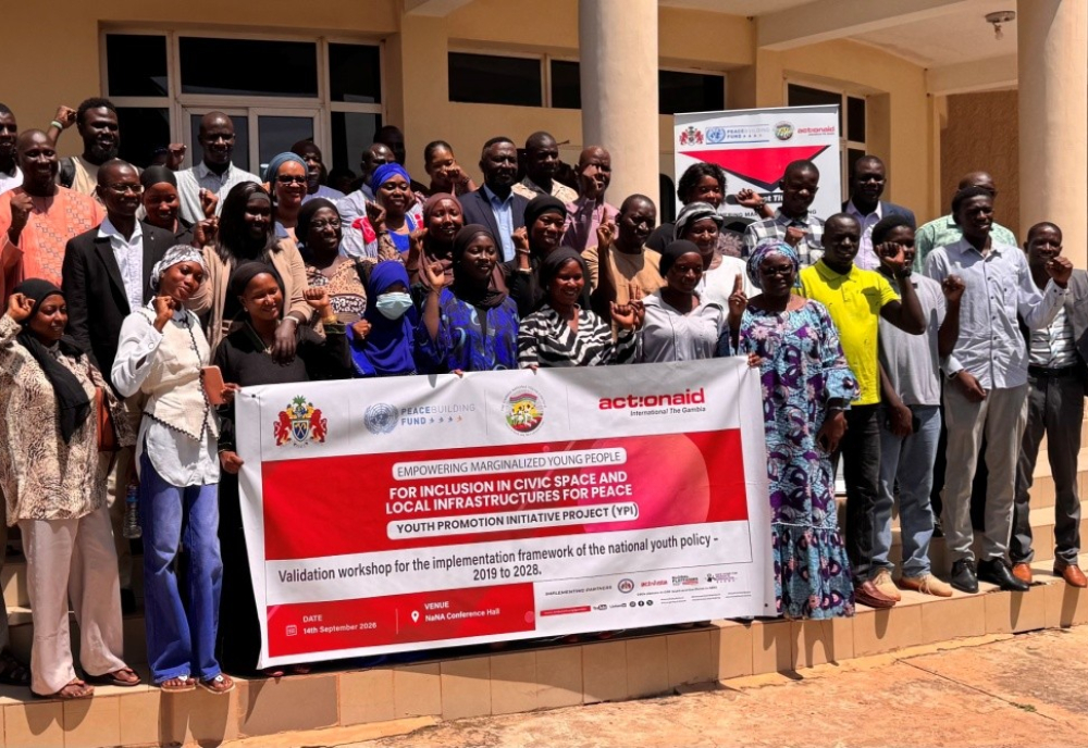 NYC, ActionAid push for action on Gambia’s 10-year youth policy