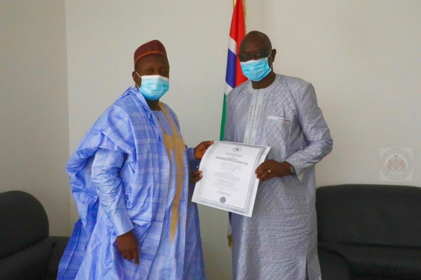 Overseeing Foreign Minister receives copies of Letters of Credence of the new Nigerian High Commissioner