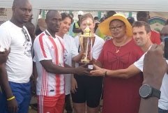 New Town East Ward win Ostend beach football competition