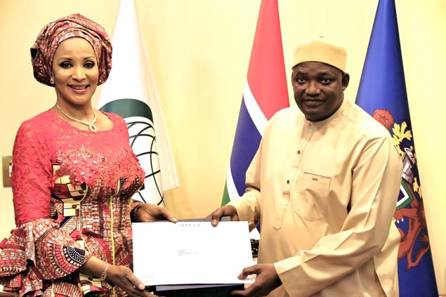 President Barrow receives special envoy from Nigeria