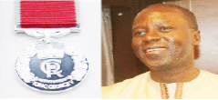 Gambian British Promoter Njok Malik Jeng awarded medal by King Charles