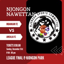 Njongon nawettan league final set for Sunday