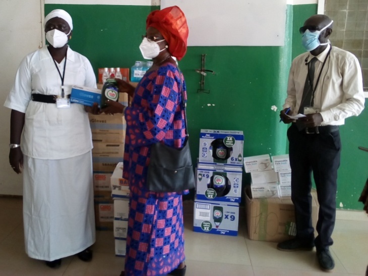 Nurses Bantaba supports EFSTH with medical items worth over D135k
