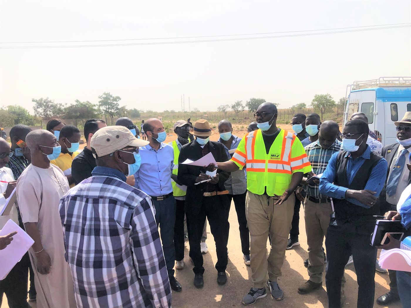 OIC roads: 15 prospective contractors tour Bertil Harding Highway