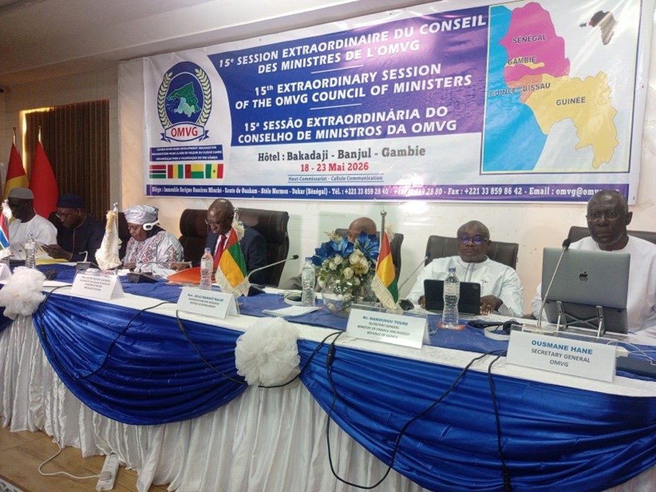Gambia hosts 15th extraordinary session of OMVG Council of Ministers