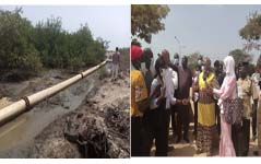 Rohey Lowe tours Banjul amid reports of construction at old cemetery
