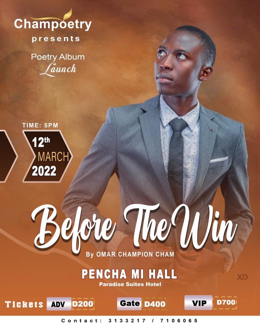 Champion to launch first-ever poetry album