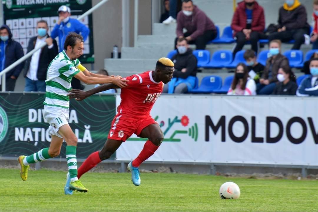 Gambian defender scores for Moldovan club