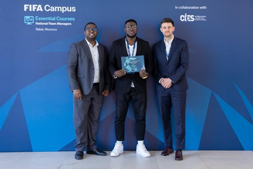 Scorpions GM completes hybrid programme of FIFA essential course for national team managers