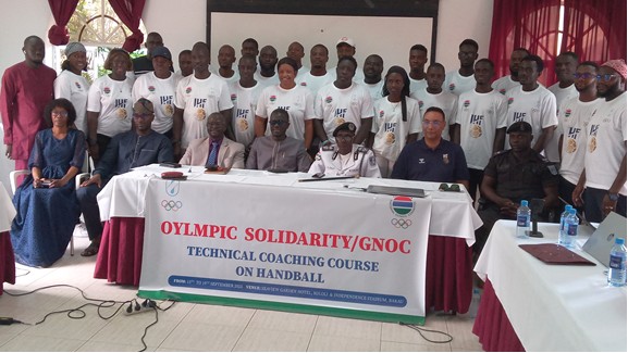 GNOC technical course for handball coaches begins