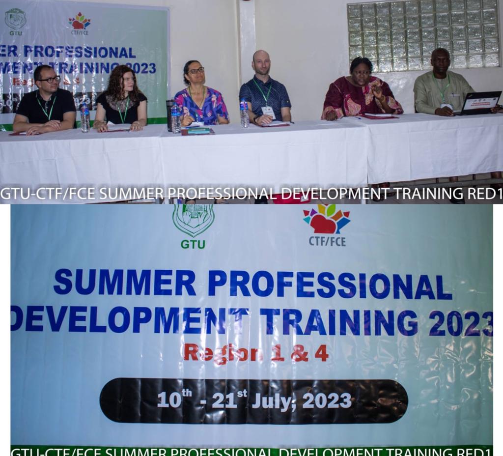  GTU/CTF summer professional development training underway