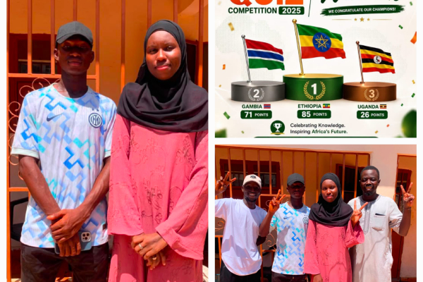 Gambia’s PLO Lumumba Foundation Finishes Second in Pan-African Virtual Quiz 2025