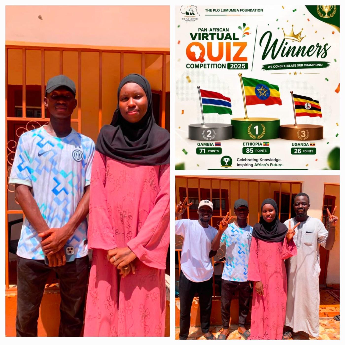Gambia’s PLO Lumumba Foundation Finishes Second in Pan-African Virtual Quiz 2025