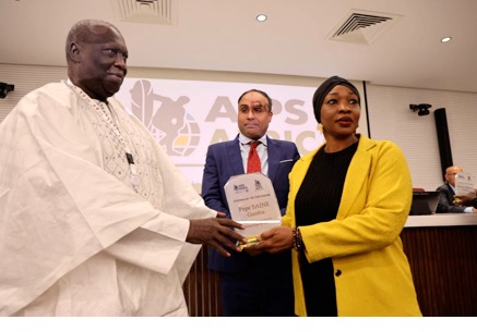 GFF extends congratulation to Pap Saine after being honour with journalist on Podium Award