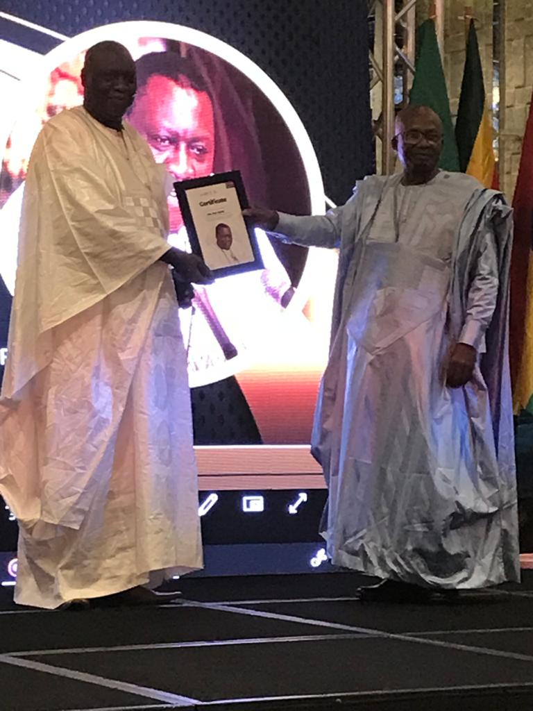 Pap Saine pays homage to Deyda Hydara in receiving “Most Respected Media CEO” Awards