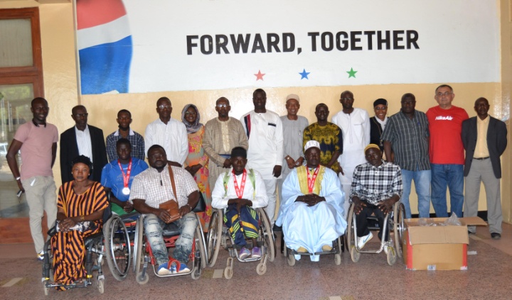 Para athletes paid courtesy call on Youth and Sports minister