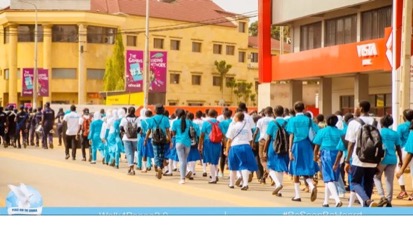 Peace Hub Gambia holds walk for peace march-past