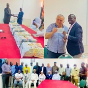Pipeline Mosque, Emporium donate hospital bedsheets worth over half-a-million