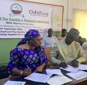 ChildFund, Plantation Nursery sign MoU to fight Climate Change