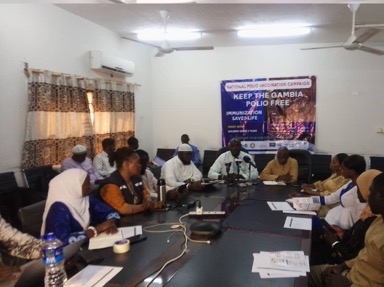 Gambia Starts Nationwide Polio Campaign today