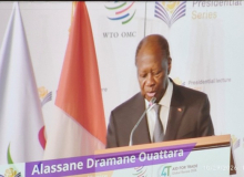 Ouattara says global trade remains powerful driver of growth, integrates economies
