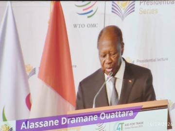 Ouattara says global trade remains powerful driver of growth, integrates economies