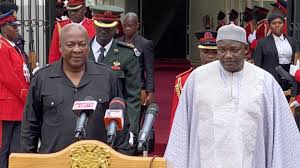 Ghana’s President John Mahama visits Gambia