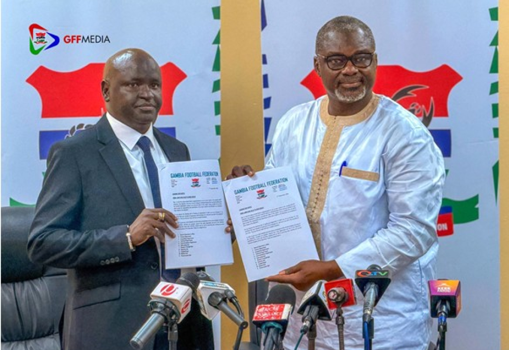 President-elect Kemo Ceesay assumes administrative authority of GFF