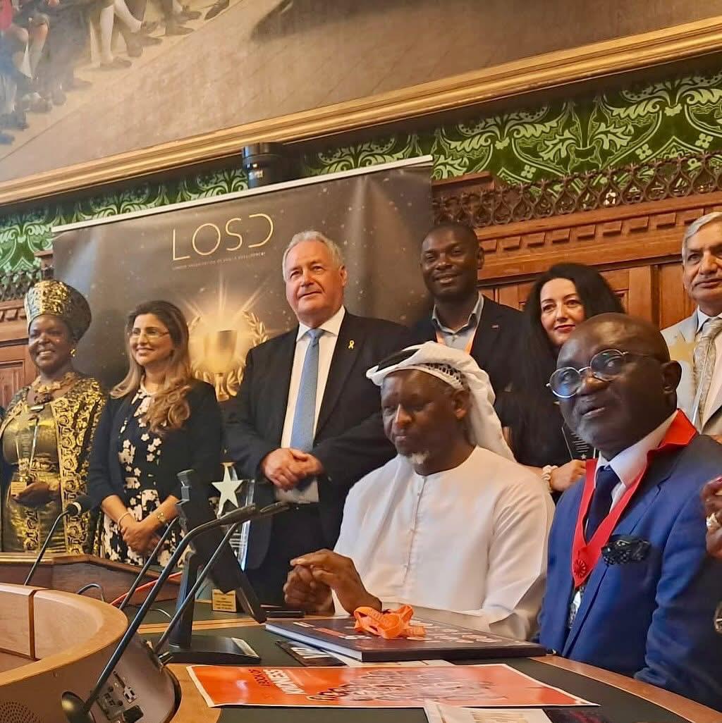 Prince Ebrahim receives Global Entrepreneur Award at House of Commons