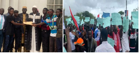 Protesters call for withdrawal of controversial judicial & NA bills
