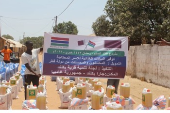 Qatari patrons donate food items over D300K to 231 families