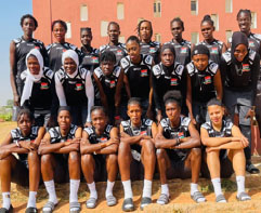 Queens Scorpions leave for Yaoundé ahead of AWCON second round qualifiers