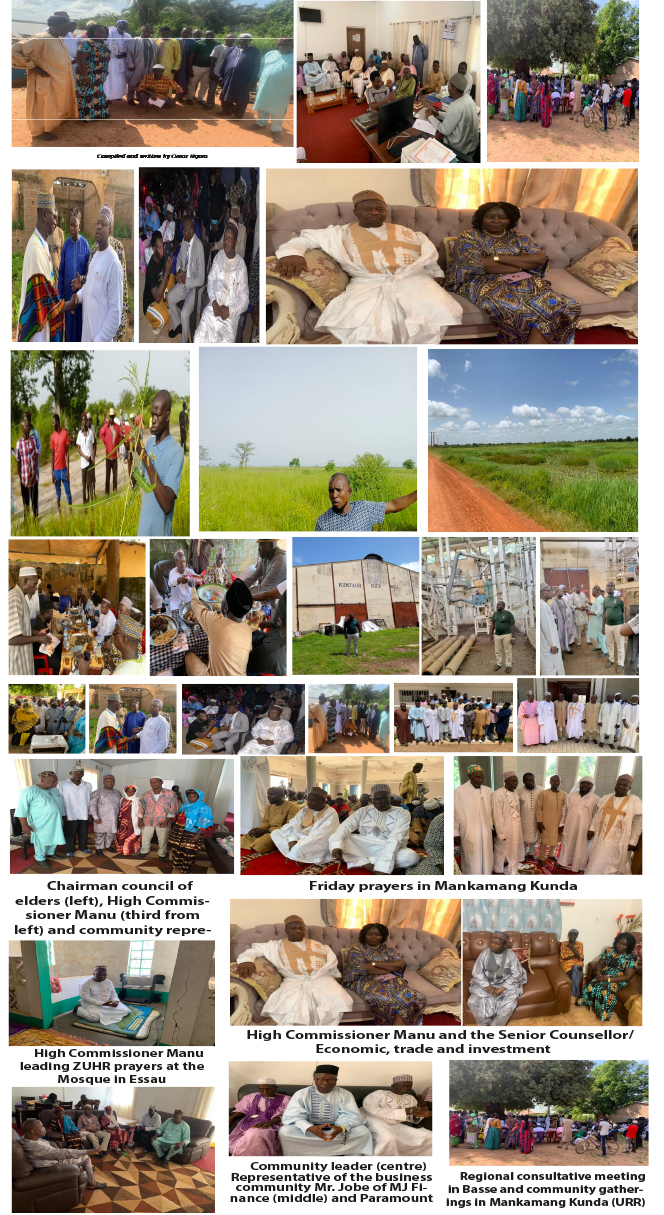 REPORT ON REGIONAL AGRICULTURAL TOUR JOINTLY UNDERTAKEN BY THE GAMBIA