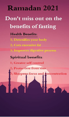 SPECIAL EDITION ON RAMADAN:  The Spiritual and Social benefits of Islamic Fasting  It grounds man in discipline and Healthy survival. 