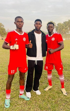 Rashid Njie on vacation in Gambia after Latvia League, FA Cup successes 