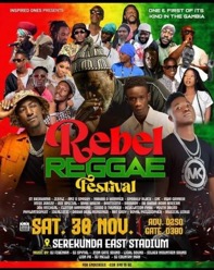 Rebellion The Recaller returns to Gambia with ‘Rebel Reggae Festival’