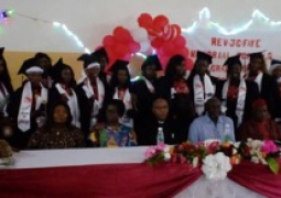 Rev. J.C faye gradutes students