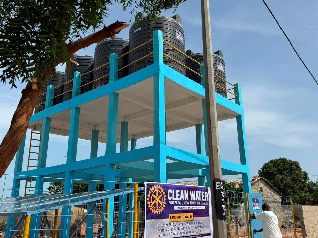 Rotary Club of Banjul commissions over D5M water project in Essau Newtown