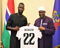 Rüdiger discusses investment in Africa with Barrow