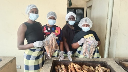Rural women trained in improved fish processing technique