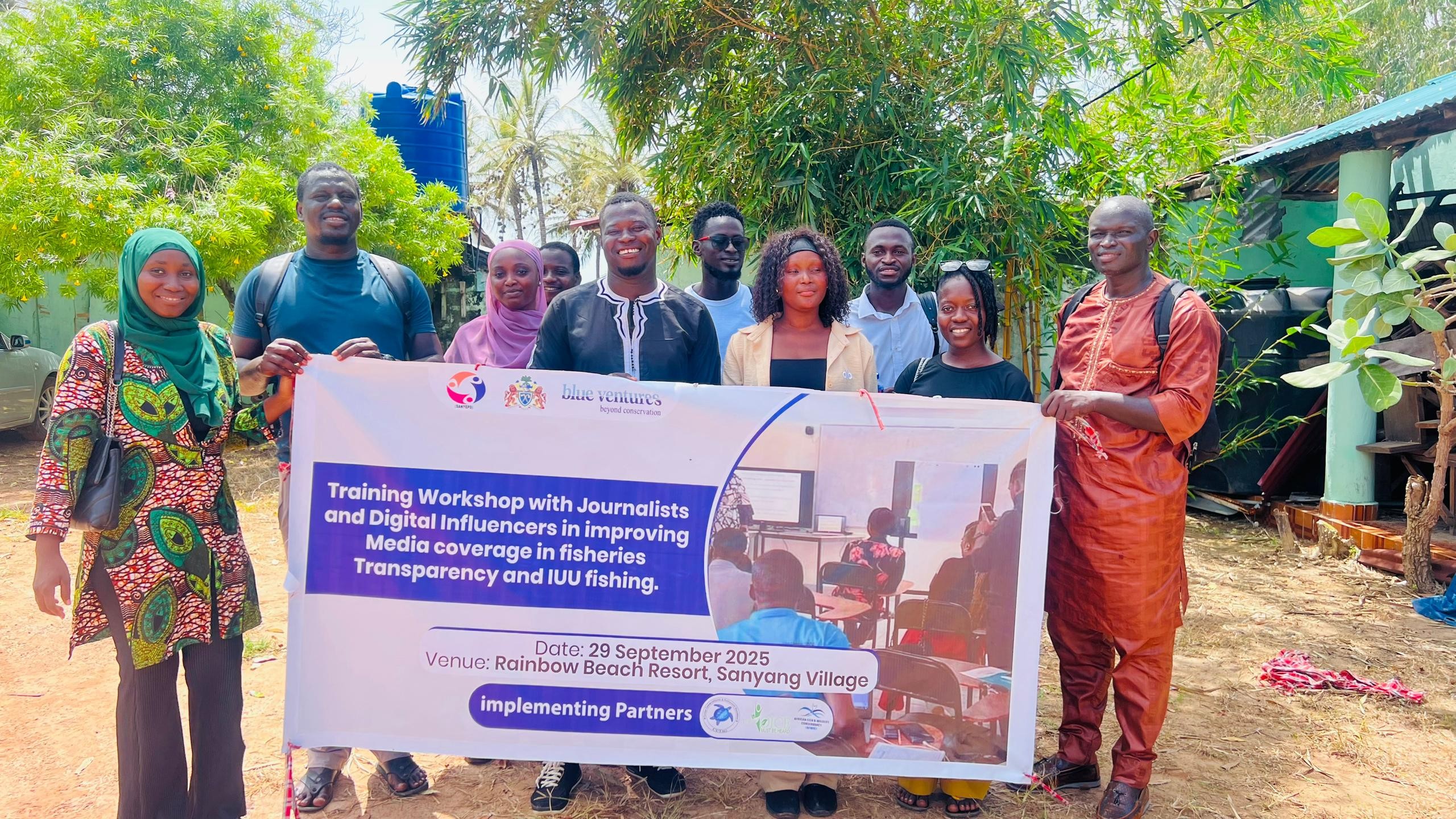 SANYEPD trains journalists, digital influencers on fisheries transparency reporting