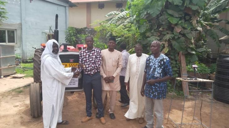 SDF hands over tractors worth over D8.5M to farmers